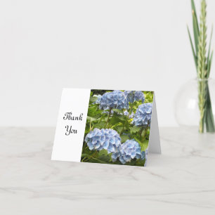 Blue Hydrangea Thank You Card