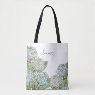 Blue Hydrangea Tote Bag