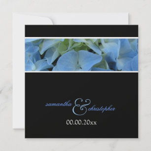 Blue Hydrangea /wedding Invitations