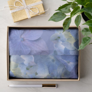 Blue Hydrangeas Blooms  Tissue Paper