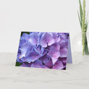 Blue Hydrangeas Card