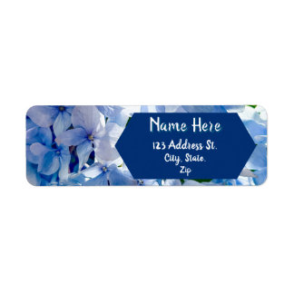 Blue Hydrangeas Custom Name