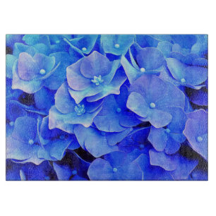 Blue Hydrangeas Cutting Board
