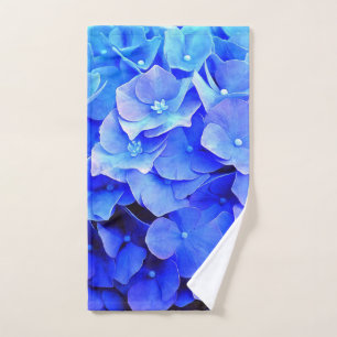 Blue Hydrangeas Hand Towel
