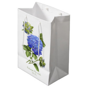 Blue Hydrangeas Medium Gift Bag