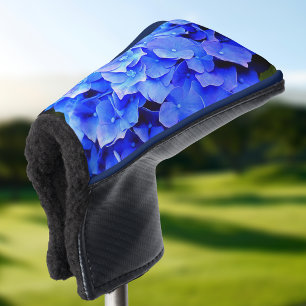 Blue Hydrangeas Putter Golf Head Cover