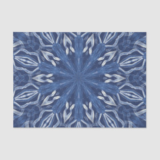 Blue Ice design Tissue Paper