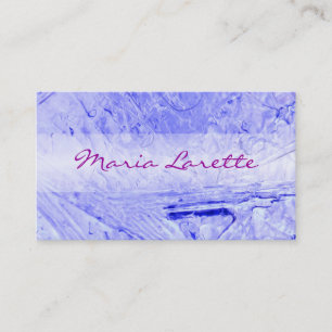 BLUE ICE Designer Business Card