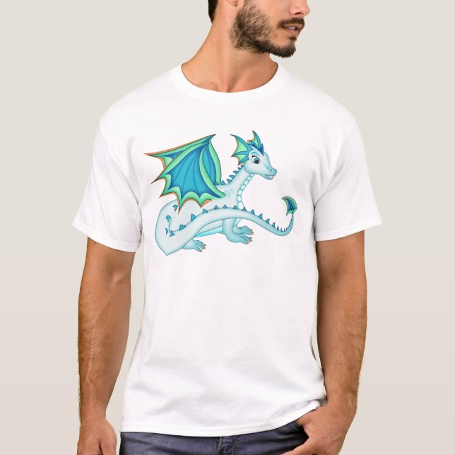 Blue Ice Dragon T-Shirt (Front)