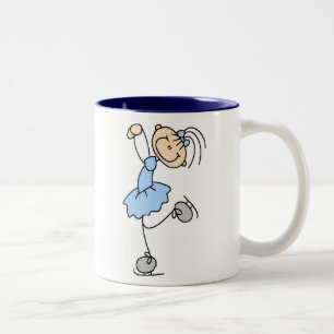 Blue Ice Skating Girl Mug
