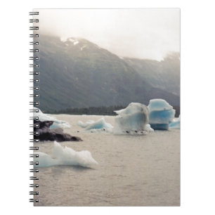 Blue Ice Spiral Notebook