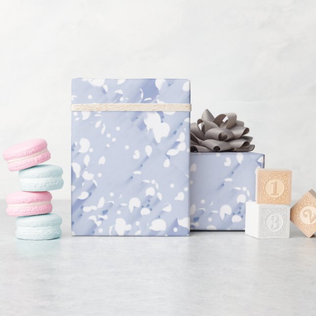 Blue Ice Wedding Wrapping Paper (Baby Shower)