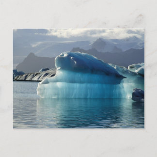 Blue iceberg postcard