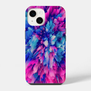 Blue Iced Abstract iPhone 14 Case-Mate Case