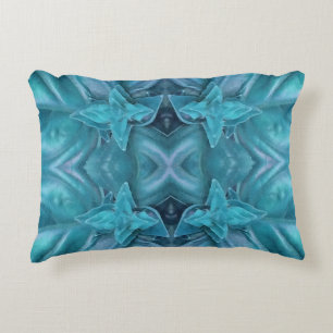 Blue Icing Abstract Decorative Cushion