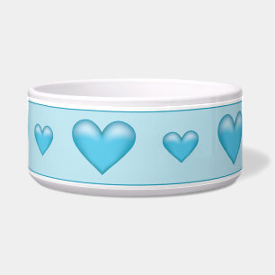 Blue Illustrated Hearts