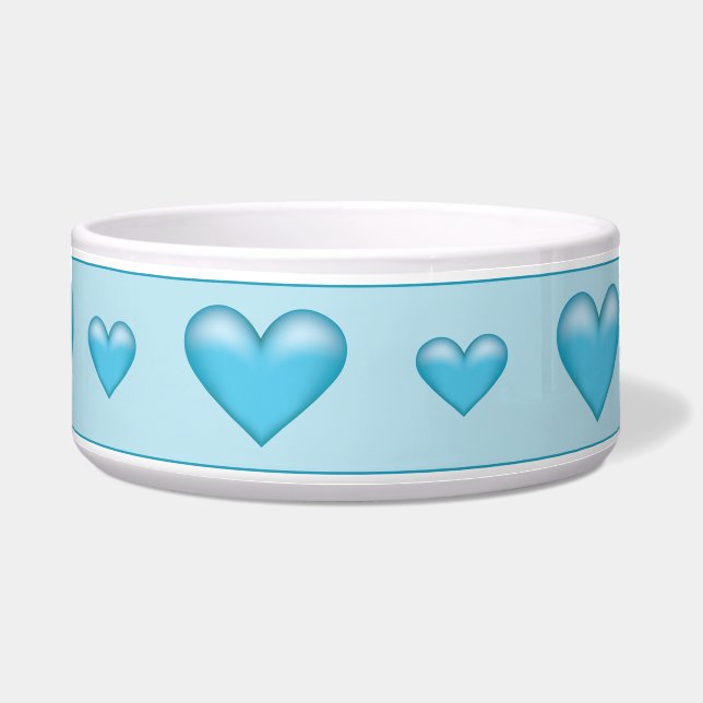 Blue Illustrated Hearts (Front)