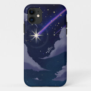 Blue Illustration Star Phone Wallpaper Case-Mate iPhone Case