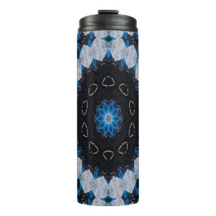 Blue in the morning and night thermal tumbler