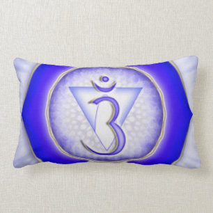 Blue Indigo Brow Third Eye Lumbar Cushion