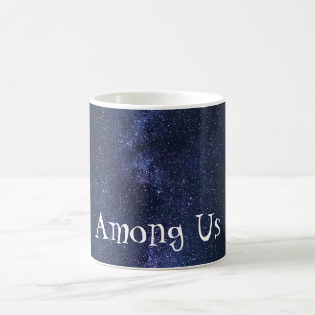 Blue Infinite Galaxy  Coffee Mug (Center)