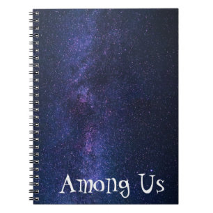 Blue Infinite Galaxy Notebook