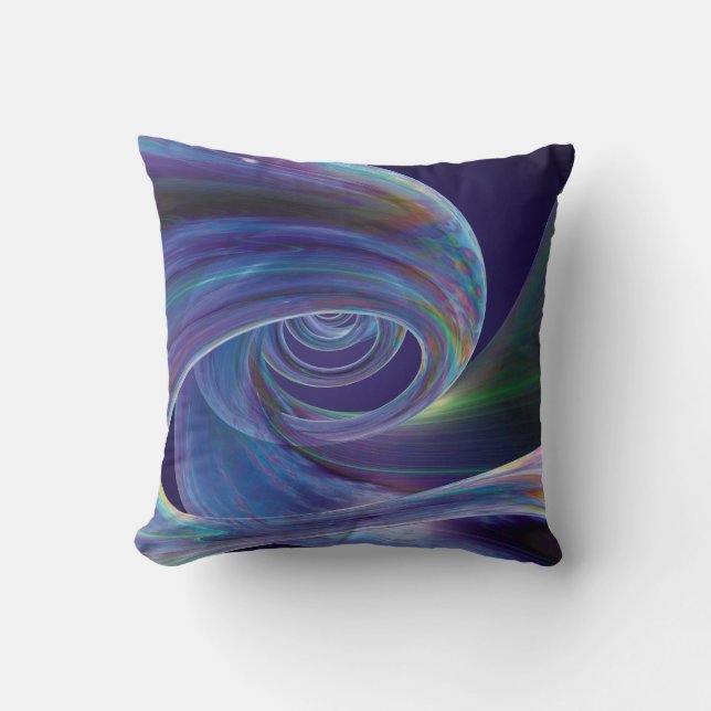 Blue Infinity Coil Cushion (Front)