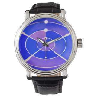 Blue infinity stylish trendy watch