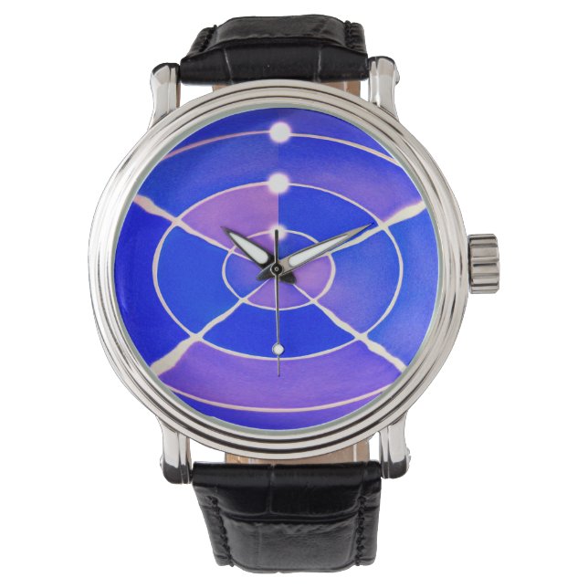 Blue infinity stylish trendy watch (Front)