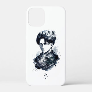 Blue Ink Soldier Portrait iPhone / iPad case