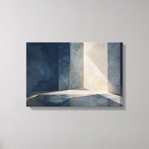 Blue Interval — Aurema (Landscape) Canvas Print