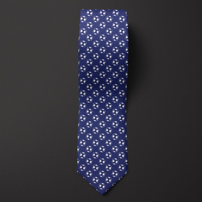 Blue Inverted Soccer Futbol Tie (Creator Uploaded)
