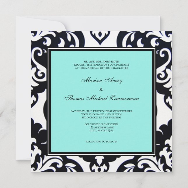 Blue Invitation (Front)