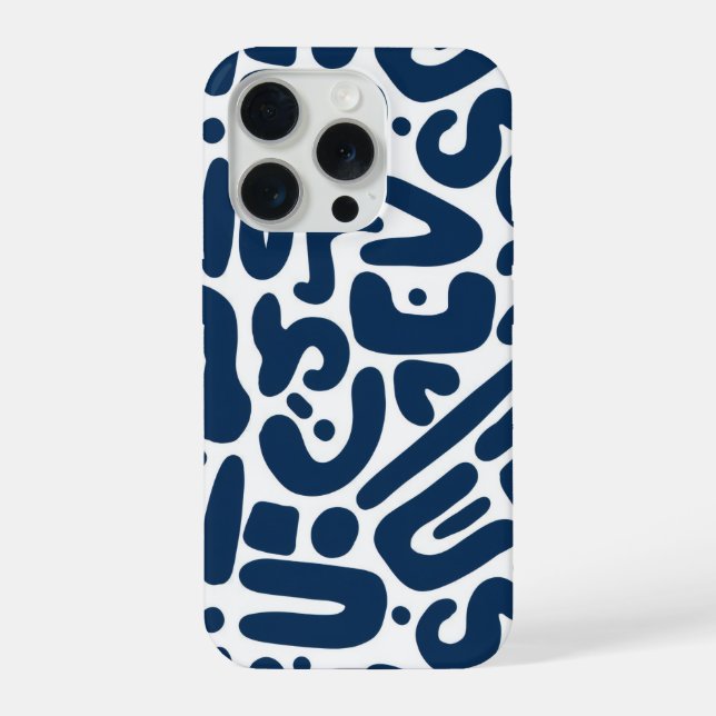 Blue  iPhone case (Back)