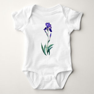 Blue Iris by PMACarlson Baby Bodysuit