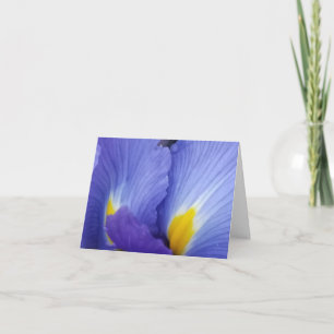 Blue Iris Flowers Detail Note Cards