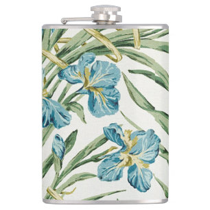 Blue Iris Hip Flask
