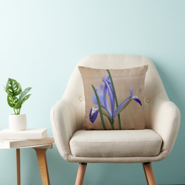 Blue Iris Reticulata Cushion (Chair)