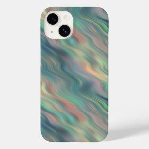 Blue Iris Wavy Texture Case-Mate iPhone 14 Case