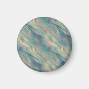 Blue Iris Wavy Texture Magnet