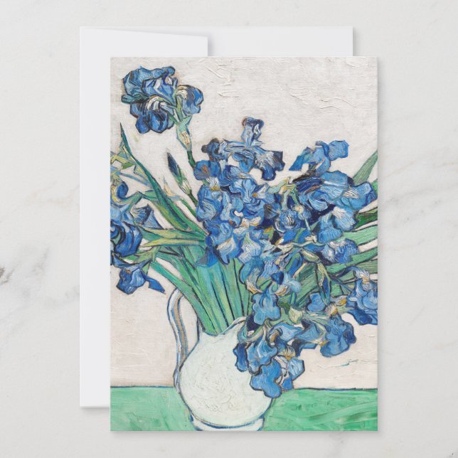 Blue Irises by Vincent Van Gogh Fine Art (Front)