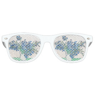 Blue Irises by Vincent Van Gogh Fine Art Retro Sunglasses