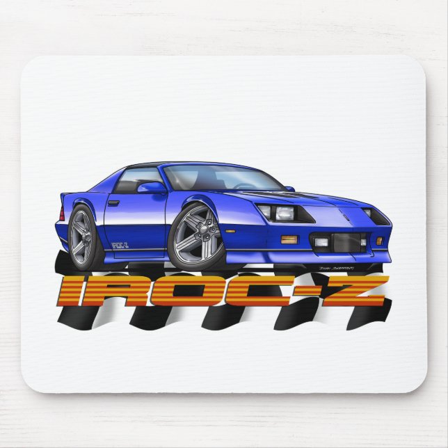 Blue IROC Z Mouse Pad (Front)