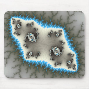 Blue Islands - Fractal Mousepad