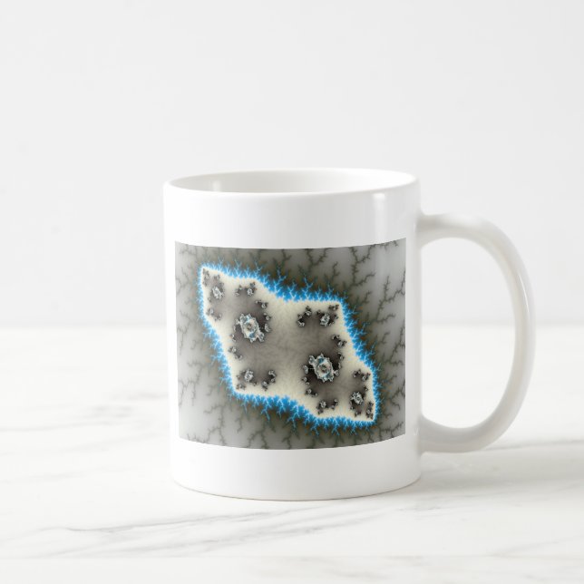 Blue Islands - Fractal Mug (Right)