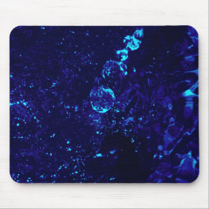 Blue Jacuzzi Bubbles Office Mouse Pad
