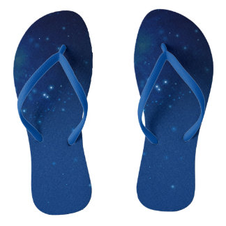 Blue jandals
