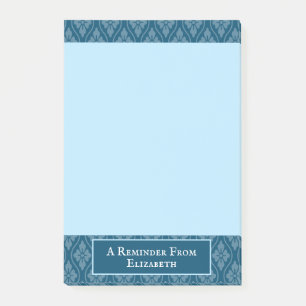 Blue Japanese Scroll Personalised Notes