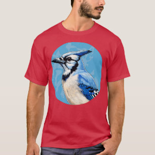 Blue jay bird 5 T-Shirt