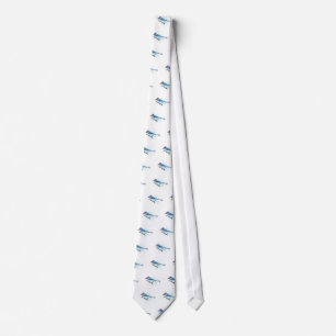 Blue Jay Bird - Blue Geai Tie